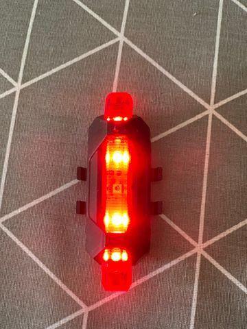 Luz traseira para bike LED Recarregável