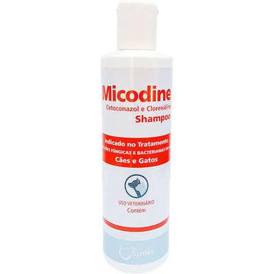 Micodine Shampoo Syntec Cetoconazol e Clorexidine Cães e