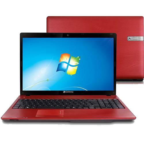 Notebook Acer Gateway NV55C02B - Vermelho - Intel Core