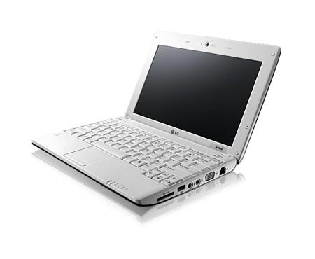Notebook LG X110-1000 - Branco - Intel Atom N270 - RAM 1GB -
