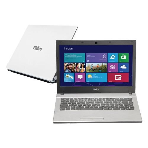 Notebook Philco 14M-B744W8-3D - Branco - AMD C-Series - RAM