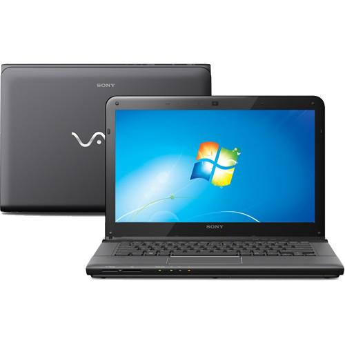 Notebook Sony VAIO SVE14113EBB - Preto - Intel Core i3-2370M