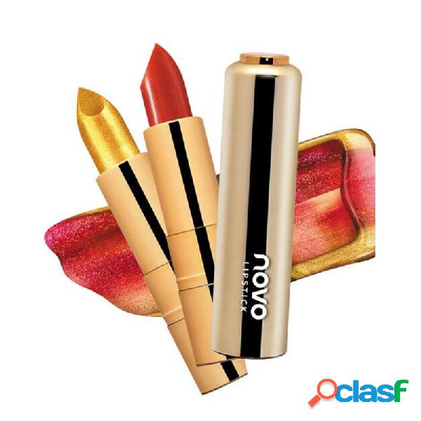 Novo Mermaid Shimmer Gold Lipstick Glitter Pigment Metallic
