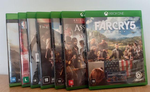 Pack com 7 games de Xbox One