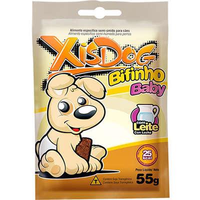 Petisco XisDog Bifinho Baby com Leite para Cães Filhotes -