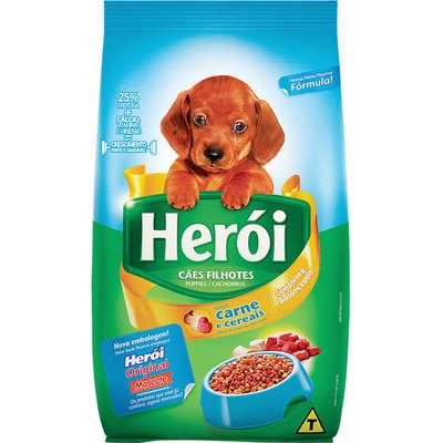 Ração Guabi Herói Carne e Cereais para Cães Filhotes