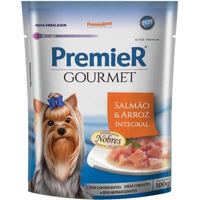 Ração Premier Pet Gourmet Sachê Salmão para Cães