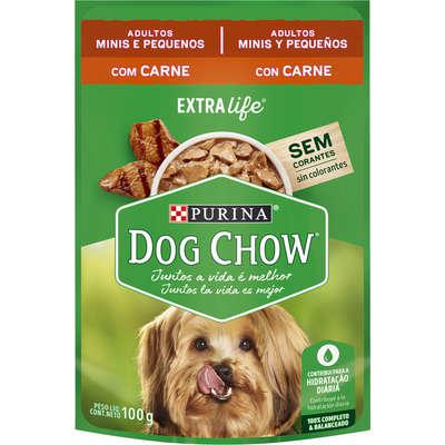Ração Úmida Nestlé Purina Dog Chow Sachê Carne para