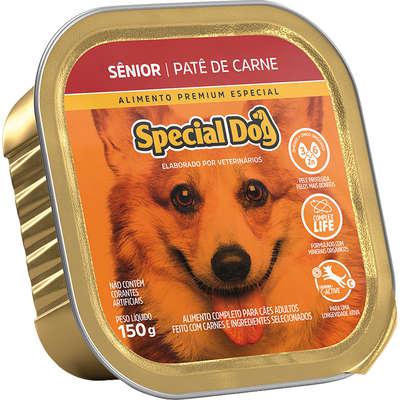 Ração Úmida Special Dog Patê Carne para Cães Sênior