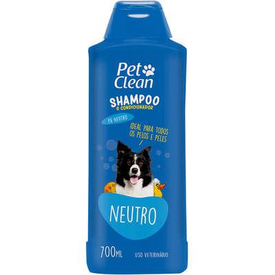 Shampoo Pet Clean Neutro para Cães e Gatos - 700 mL