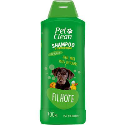 Shampoo e Condicionador Pet Clean 2 em 1 Filhotes - 700 mL