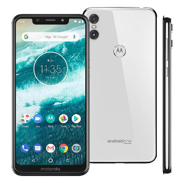 Smartphone Motorola One XT1941 - Branco - Dual-Chip - 64GB -