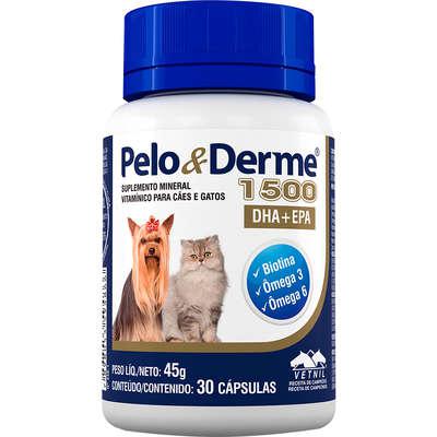 Suplemento Vetnil Pelo & Derme DHA + EPA 1500