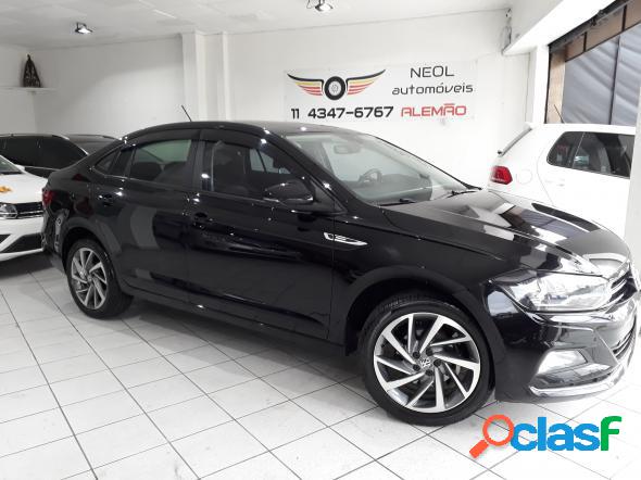 VOLKSWAGEN VIRTUS HIGHLINE 200 TSI 1.0 FLEX 12V AUT PRETO