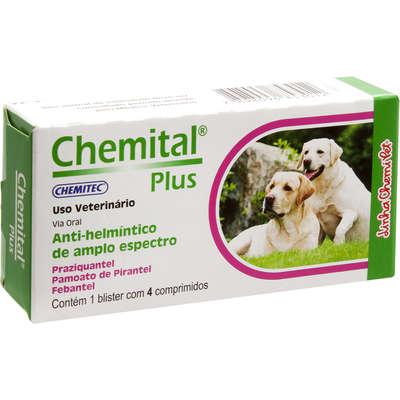 Vermífugo Chemitec Chemital Plus para Cães