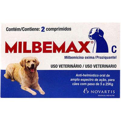 Vermífugo Milbemax C para Cães de 5 a 25 Kg - 2