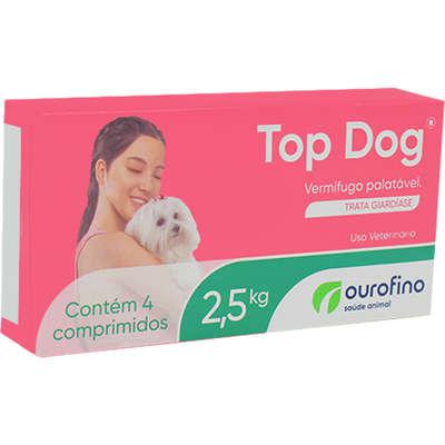 Vermifugo Ourofino Top Dog para Cães de até 2.5 Kg - 4