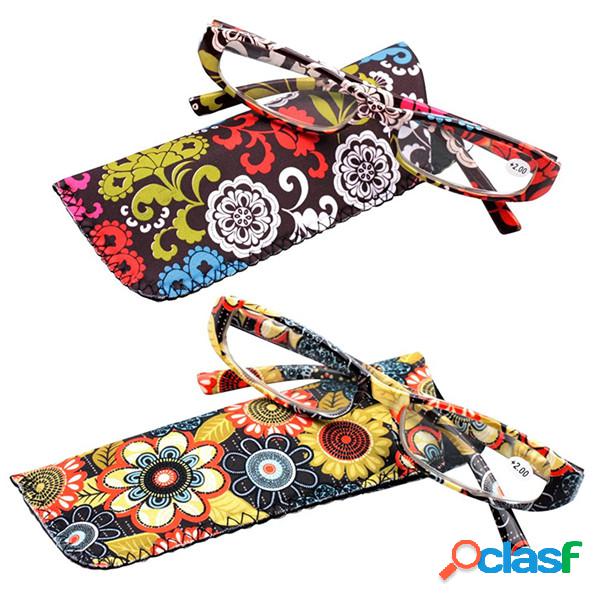 Óculos de Leitura de Resina Super Portátil Rectangular