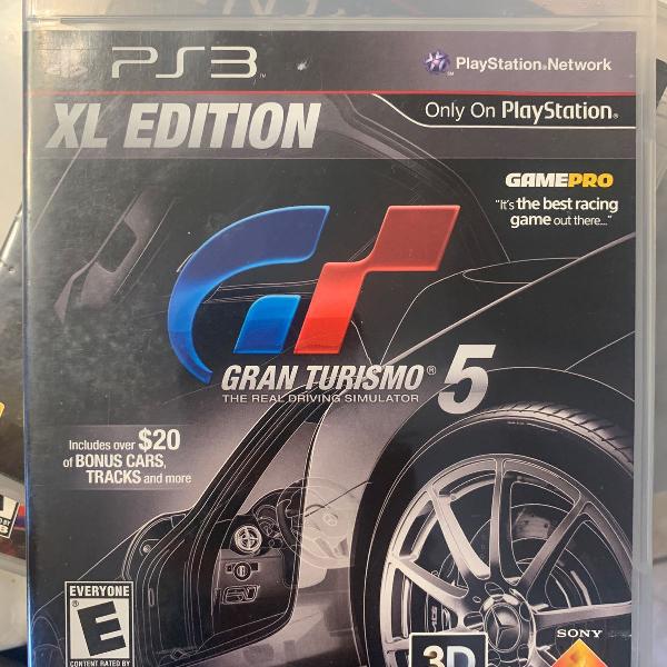 jogo gran turismo 5 xl edition ps3