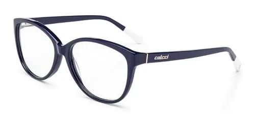 Armação Oculos Grau Colcci C6098k6954 Azul Marinho Brilho