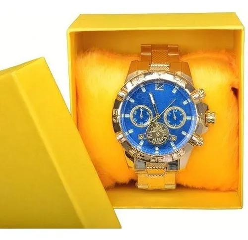 Exclusivo Lote C/3 Relógios Masculino Luxo + Caixa Atacado