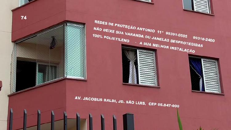 Redes de Proteção no Jardim São Luiz, (11) 98391-0505 zap