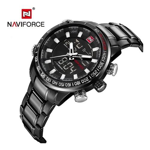 Relógio Naviforce Importado Original Modelo 9093 Black