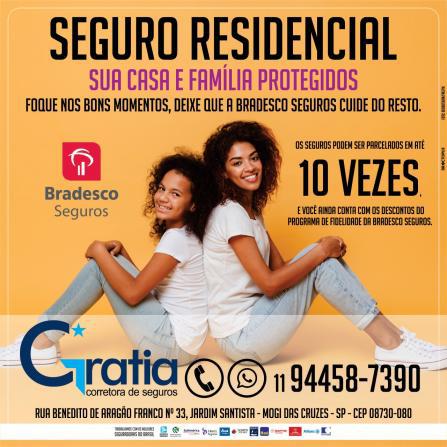 Seguro residencial - Gratia Corretora de Seguros