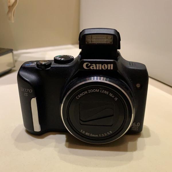 câmera canon semiprofissional sx170 is