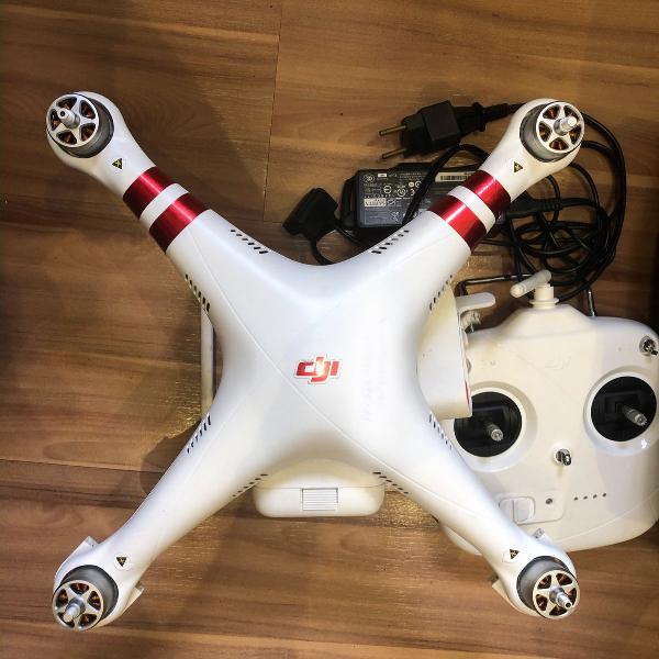 drone dji phantom 3 standard novinho, 17 voos