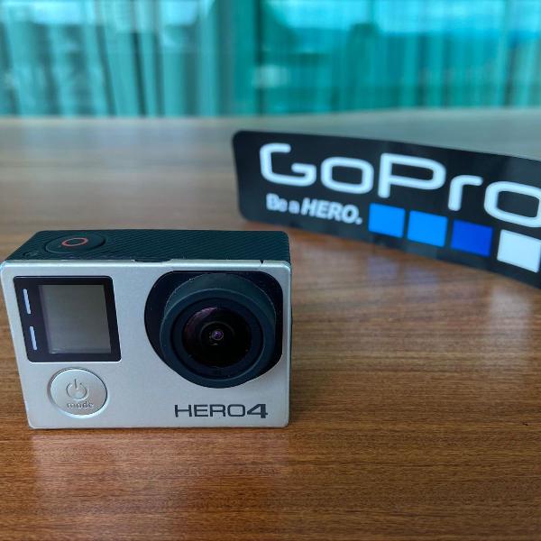 gopro hero 4 silver e acessórios