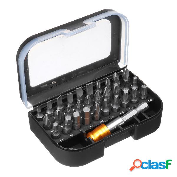 31Pcs à prova de adulteração Torx Spanner chave de fenda