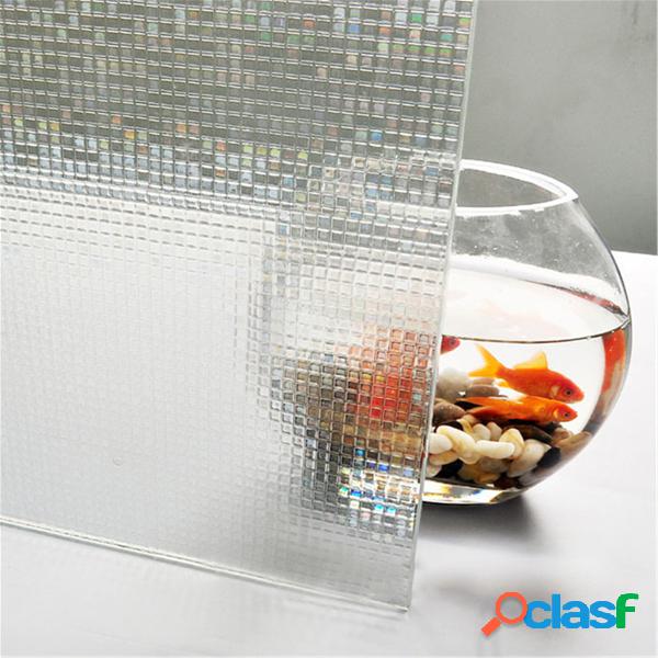 45 x 200cm 3D Static Removable Translucent Window Glass Film