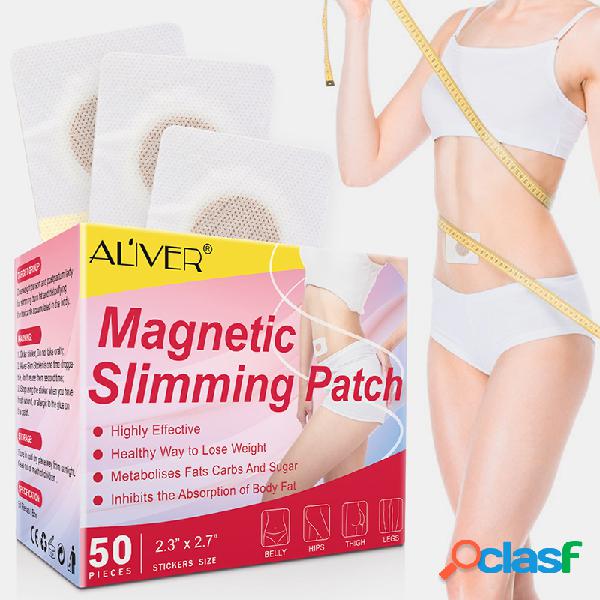 50 Pcs Emagrecer Adesivos Queima Rápida Gordura Pernas