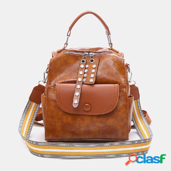 Bolsa casual multifuncional de grande capacidade para