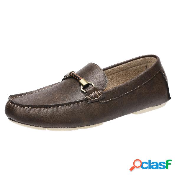 CAMEL CROWN Homens Soft Deslizam sobre mocassim mocassim