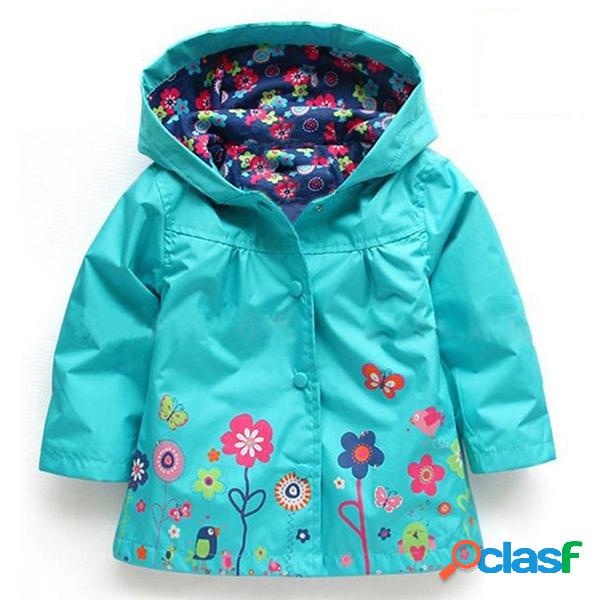 Capa de Chuva Corta-Vento Para Meninas