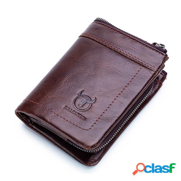 Carteira bifold Soft da moeda da ranhura para cartão do