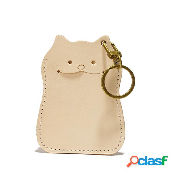 Carteira da bolsa da moeda do gato bonito dos desenhos