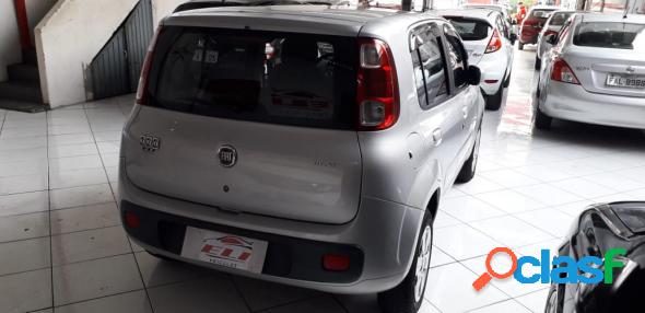 FIAT UNO VIVACERUA 1.0 EVO FIRE FLEX 8V 5P PRATA 2012 1.0