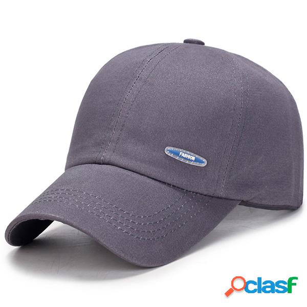 Gorra de beisebol casual de algodão para homens Cap