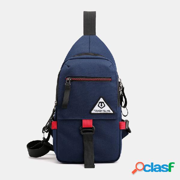 Homens Multifuncionais Bolsa Impermeável Casual Sling