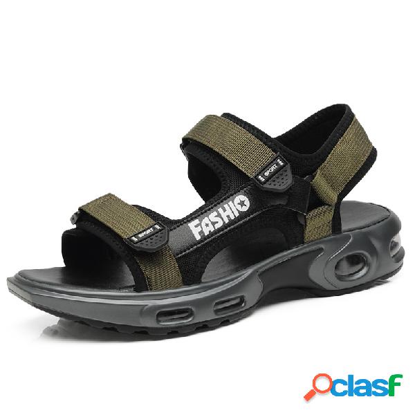 Homens Tecido Vestível Ar-Condicionado Gancho Loop Casual