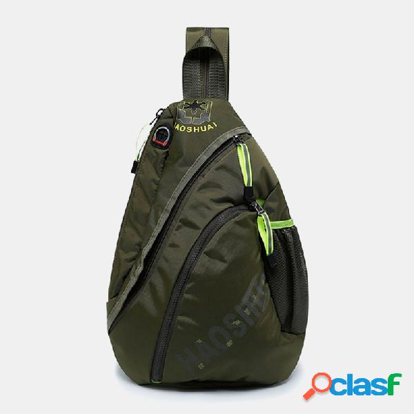 Homens Waterproof Chest Tactical Outdoor Travel Bolsa