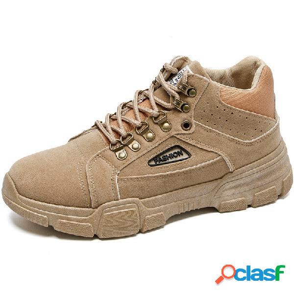 Homens casuais retro ferramentas sapatos