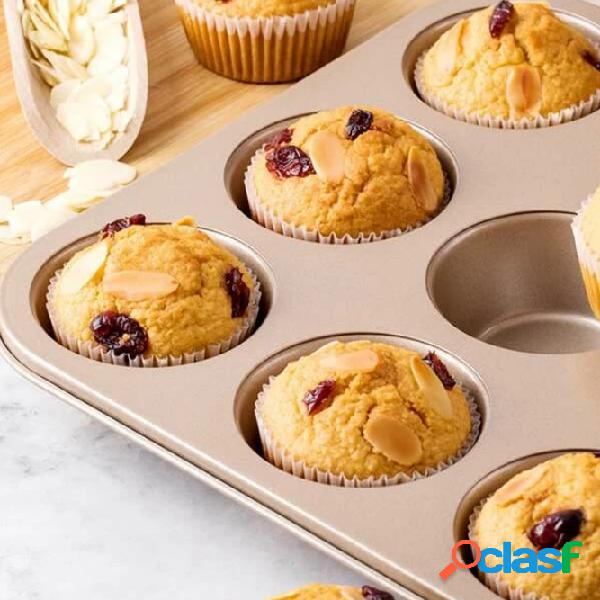 KCASA KC-OP01 6 Furos Stainles Aço Antiaderente Bolo Muffin