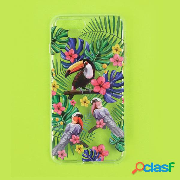 Mulher Moda Bonito Telefone Caso TPU Soft Shell Verde Grama