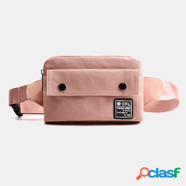 Mulheres Nylon Sacos de crossbody multi-slot resistentes à