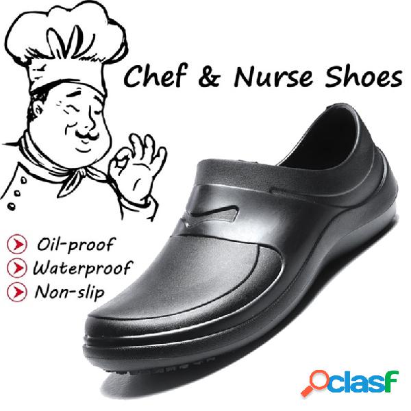 Mulheres à prova d'água Óleo Prova Black Chef & Nurse