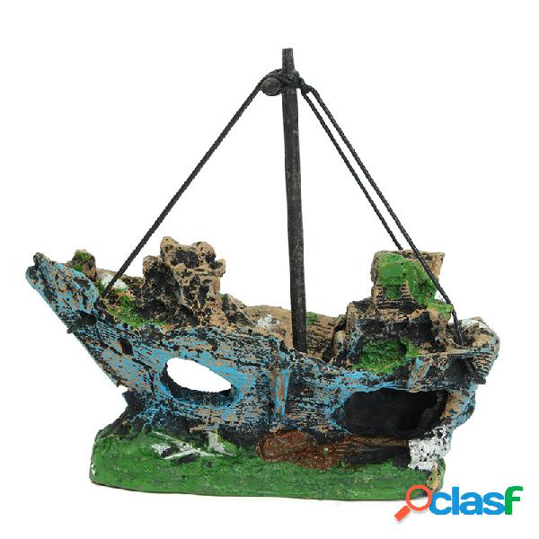 Ornamento da rocha do aquário Tanque de peixes que esconde